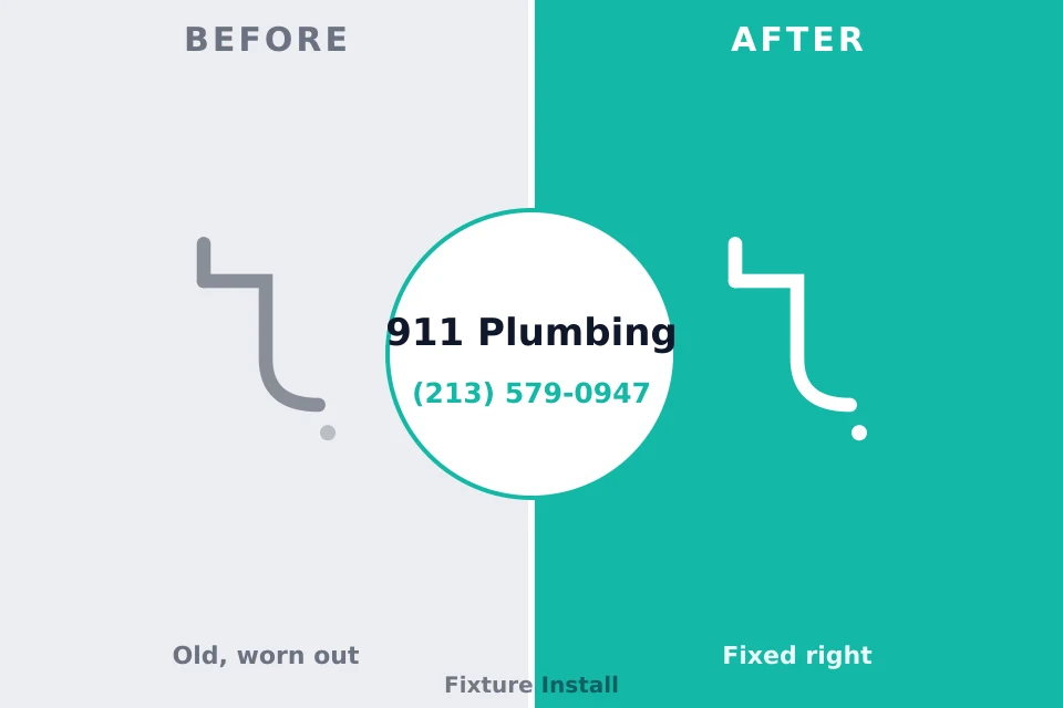 Before and after: plumbing company Platteville, WI